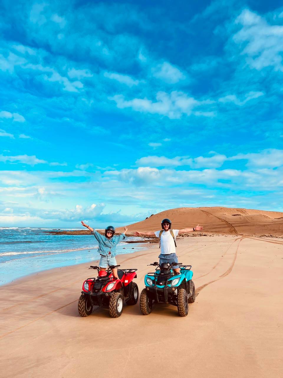 Balade en quad demi-journée à Essaouira vers Cap Sim et Taguenza